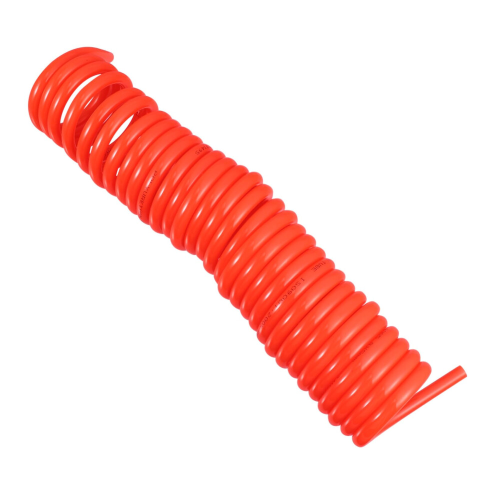 Flexible Pu Recoil Tube For Air Compressor Hose, Pressure, Spiral Spring Tube, Stretchable Air Line No Connector 9067246070120