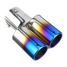 Universal Edelstahl-Auspuffblende für Autos, passend für 1,5–2,0 l Fahrzeuge