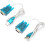 USB to RS232 Serial Port Adapter USB RS232 Interface PC Compatible 5