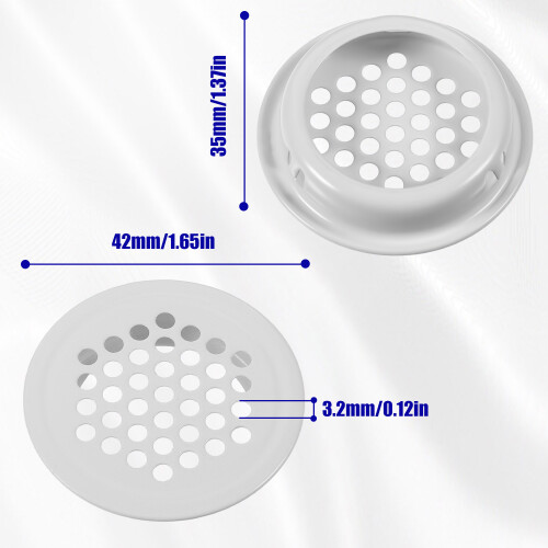 20pcs/set Multi-Functional Air Duct Vent With Round Edge And Smooth 2
