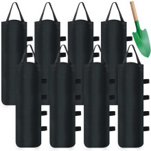 Sacos de areia para peso de cobertura, 101,6 kg, extra grandes, com pá para areia, ideais para tendas dobráveis à prova de vento, gazebos, c