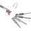 13-piece triangular screwdriver bit set with magnetic hex shank. Ideal for screwdrivers. 3