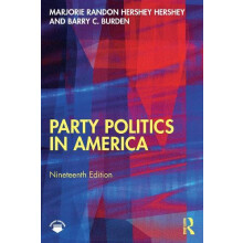Party Politics in America by Barry C. Burden Paperback Book
