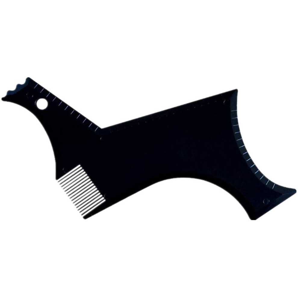 Black Beard Shaping Tool 1 Pc Hair Liner Template Pro Stencil Comb Shaper For Trimmer Razor Or Clippers