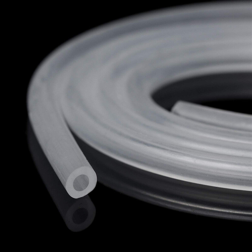 Clear Pipe 1 Meter Durable Silicone Rubber Hose, Clear Translucent Flexible Tubing, 7X9mm Size 9067246070632