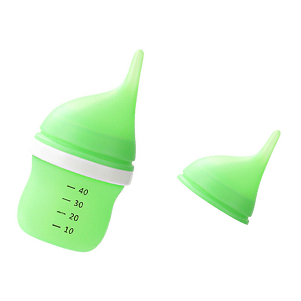Silicone Cats Feeding Bottle Set Nursing Supplies With- Green