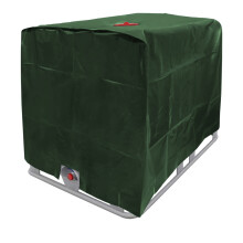 IBC-Adapterabdeckung für Regenwassertanks, Sonnenschutzhaube, wasser- und staubdicht, optionaler Reißverschlussdeckel, UV-Schutz für den