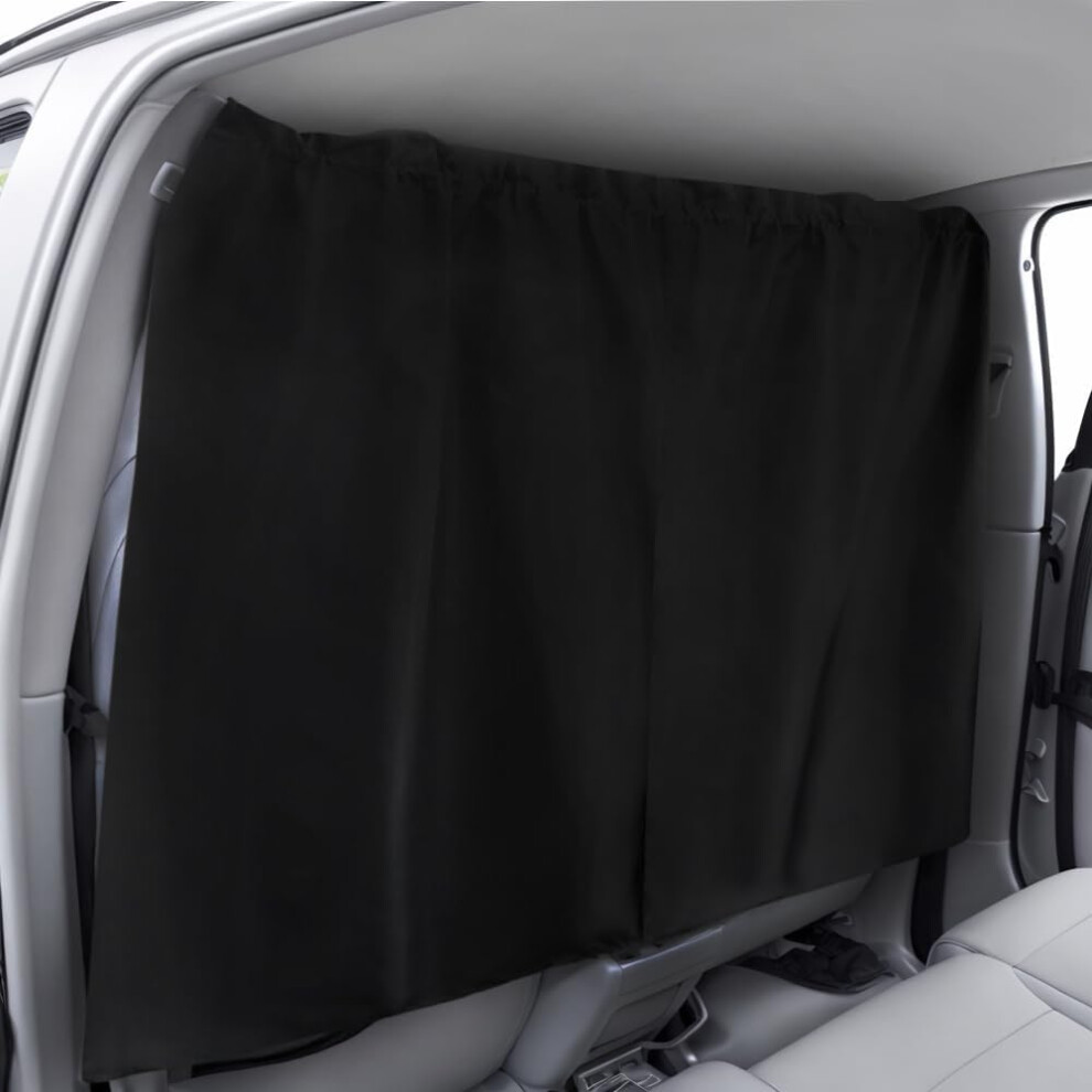 Car Divider Curtains For Id.4 X 20212023, Rear Partition Sun Shade, Privacy Divider Curtain, Removable Divider, Black 9067246070625