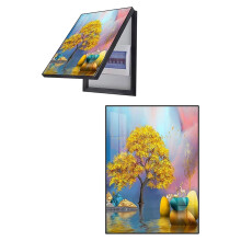 Electric Meter Box Decorative Painting Meter Cover Modern Detachable Electric Box Model 07 55X45 CM