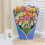 Δώρα για όλες τις περιστάσεις, Pop Up Cards, Όμορφη, 3D μπουκέτο λουλουδιών με τουλίπες, 2