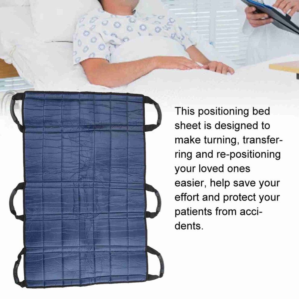 Positioning Bed Sheet with 6 Handles â Durable Patient Transfer Repositioning Sheet