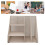 Schreibtisch-Datei-Organizer, 2 Abschnitte, 3 12