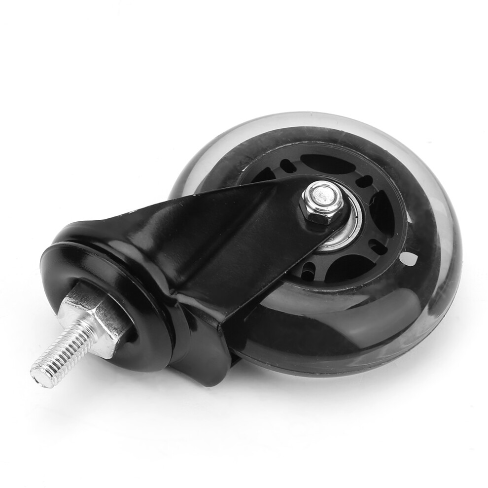 5Pcs 3 Inch Pu Swivel Casters With 50Kg Load Capacity For Office & Furniture 4651364140480