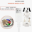 USB data cable charger compatible with 12/11 and more, mobile fast charger USB data cable 2