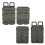 Double Mag Holder Molle System, Army Green, 10.5x7.5cm 5