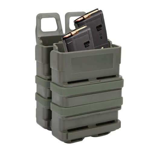 Double Mag Holder Molle System, Army Green, 10.5x7.5cm 2