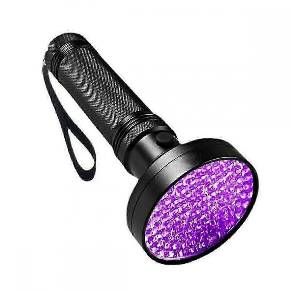 100 Led Uv Flashlight Outdoor Waterproof Aluminum Lamp Compatible With Currency And Stain Detection 5008878079871