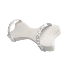 Portable Memory Foam Knee Pillow Removable Washable-Light Grey