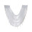 Silver Embroidered Curtains Easy Maintenance for-White 1