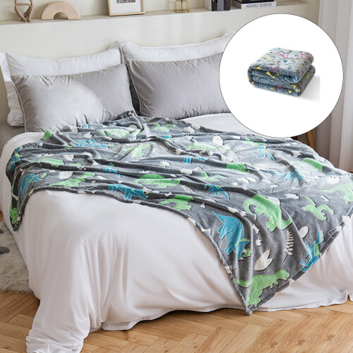 Comfortable Blanket Multipurpose-100x150cm Dinosaur Paradise 1