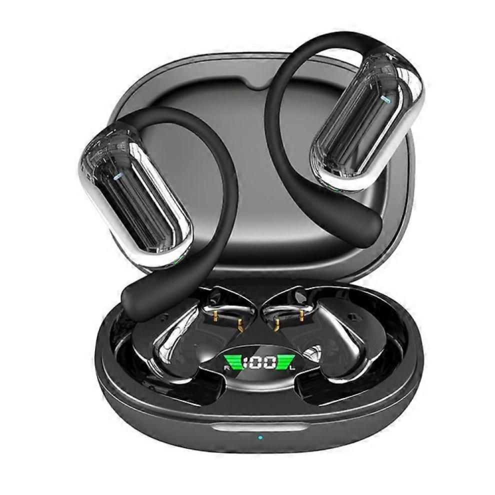 (Black) Yyk-Q16s Bluetooth 5.3 Sports Headphones Noise Cancelling Ows Wireless Headphones Black 5008878079055