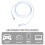 Fast USB C Charger Cable 27W PVC Charging Cable Upgrades for-1m 4