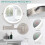 Φωτιζόμενος καθρέφτης μακιγιάζ τοίχου με δυνατότητα αφής, με δυνατότητα 6