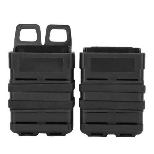 Double Ammo Holder Carrier Molle System Quick Release 10.5x7.5cm 1