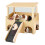 Ventilated Guinea Pigs Hideouts House Habitat Cage Playgrounds 1