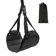 PFlight Foot Rest Hammock Adjustable Straps for Inflight-Black