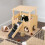Ventilated Guinea Pigs Hideouts House Habitat Cage Playgrounds 6