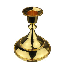 Castiçais modernos com base de feltro que protege as superfícies, elegante castiçal para jantares românticos e encontros festivos, estilo vintage.