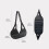 PFlight Foot Rest Hammock Adjustable Straps for Inflight-Black 4