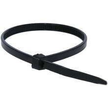 Reusable Self-locking Electrical Cable Ties For Weather Resistant Applications, Zip Ties Heavy Duty With Rounded Edges, Industrial Strength Cable Mana