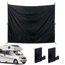 Car Privacy Drapes Light Protecting Window Covers 7.5x6 Ft Rear Door Changing Screen Shower Cover Family Travel