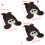 Cartoon Bath Mat Slip Proof Backing Soft PVC Secure-elephant C 4