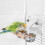 Bird Feeder Parrots Feeding Dish Food Container-Single bowl 7