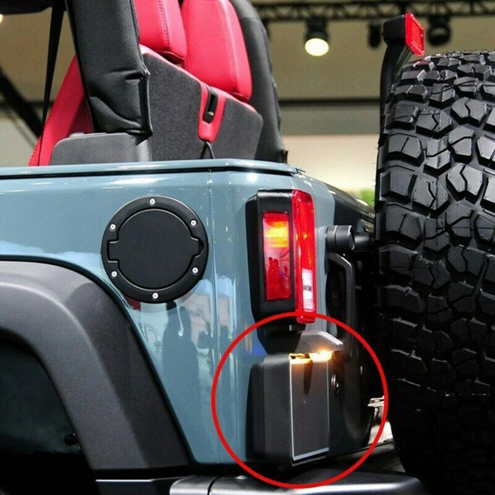Rear License Plate Bracket For Jeep Wrangler Jk 2007-2018 Black 8201364145525