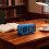 Compatible Portable Speaker Alarm Clock Featuring LED-Black 4