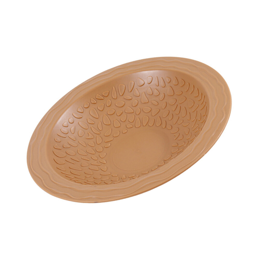 Turtles Soaking Bowl Bathtub Water Pool Feeding-Brownish Yellow