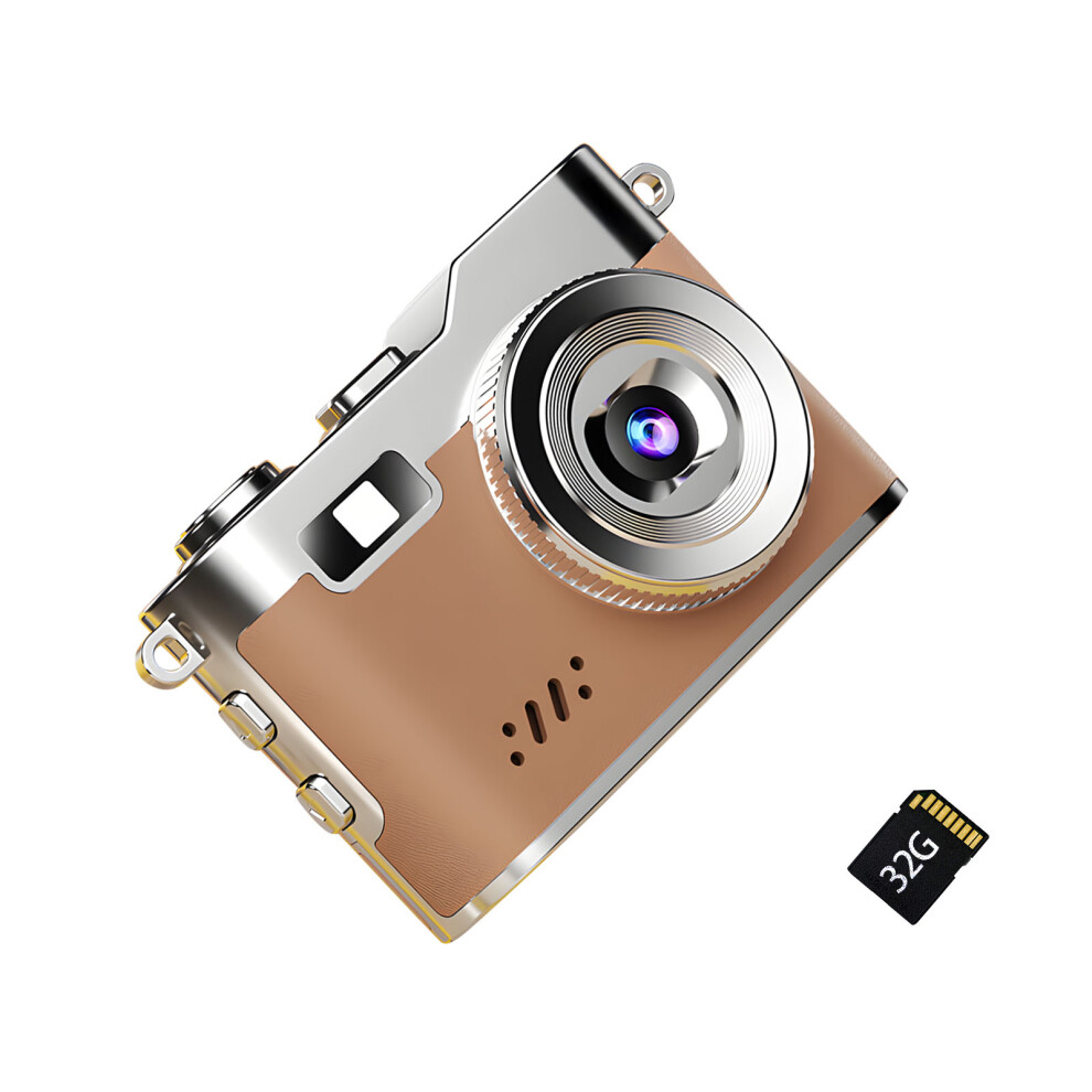 Miniature Retro Camera 1080P Resolution Lightweight Travel-32G 7754000503452