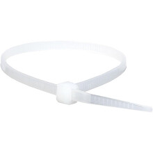 Durable Cable Solution, Self Locking Nylon Zip Ties For Multi-purpose Applications, 50 Lbs Heavy Duty With Rounded Edges, Clear Zip Ties Suitable For