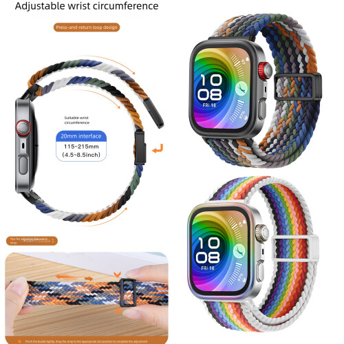 Adjustable Straps Soft Comfortable Watch Wristaband Sweat-15 1