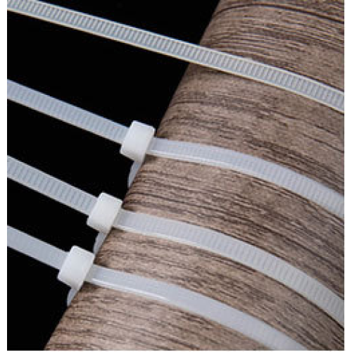 Durable Cable Solution, Self Locking Nylon Zip Ties For Multi-purpose Applications, 50 Lbs Heavy Duty With Rounded Edges, Clear Zip Ties Suitable For 2