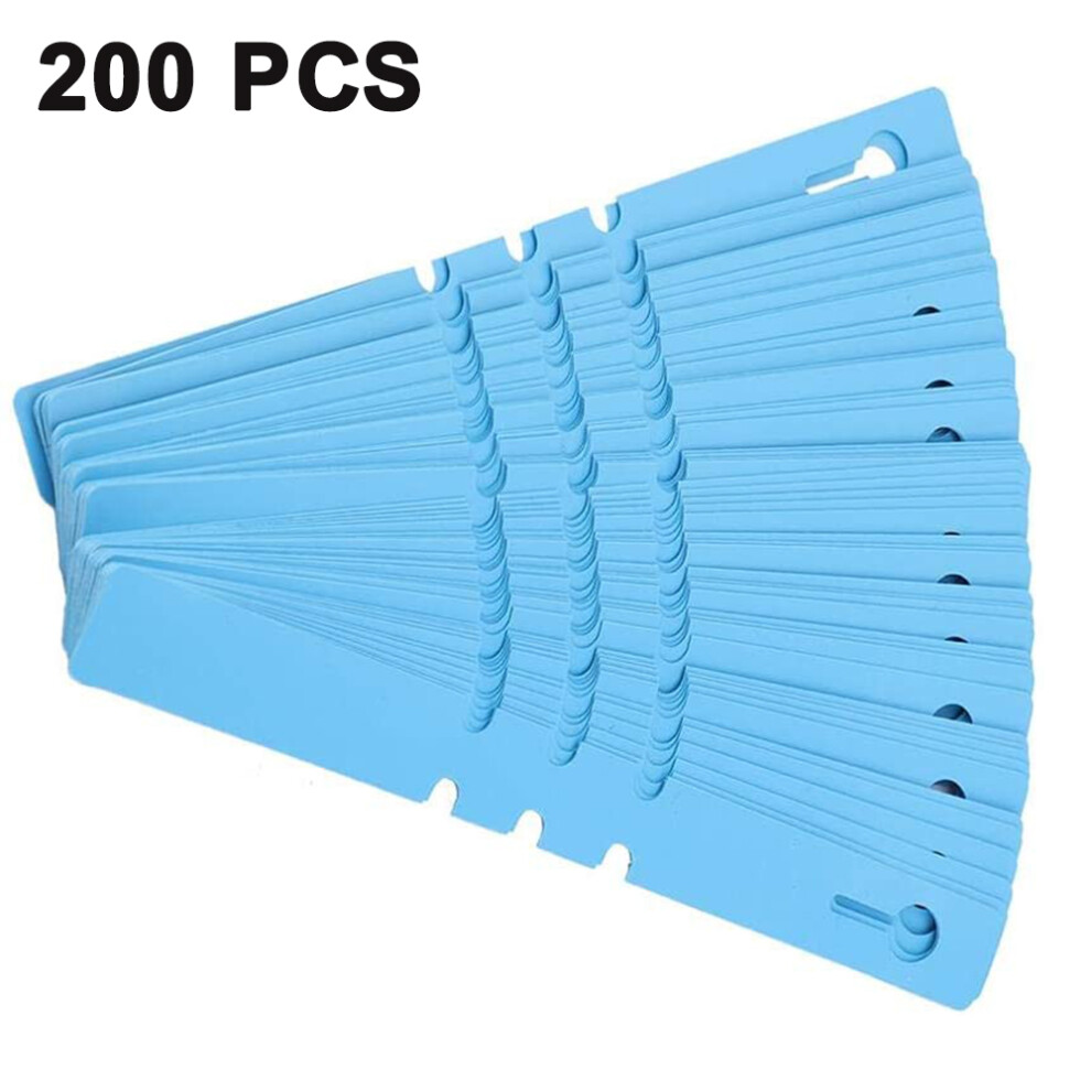 Reusable Plant Tags, Yellow Flexible PVC For Easy Gardening, Perfect For Labeling In Nursery, Garden, And Greenhouse (200Pcs)-image-OPC-PNB6TKM-NEW