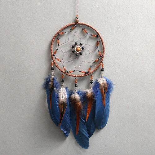 Χειροποίητο έργο τέχνης Dream Catcher, εξαιρετικής δεξιοτεχνίας κρέμασμα τοίχου με 2