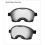 Pet Eye Protecting Goggles Sun Resistant-M Silver lenses 5