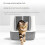 Low Maintenance Cats Litter Grooming Device Flexible Bristles 2