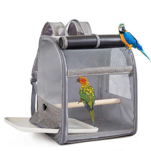 Ergonomic Bird Travel Backpacks With Removable-cationic gray