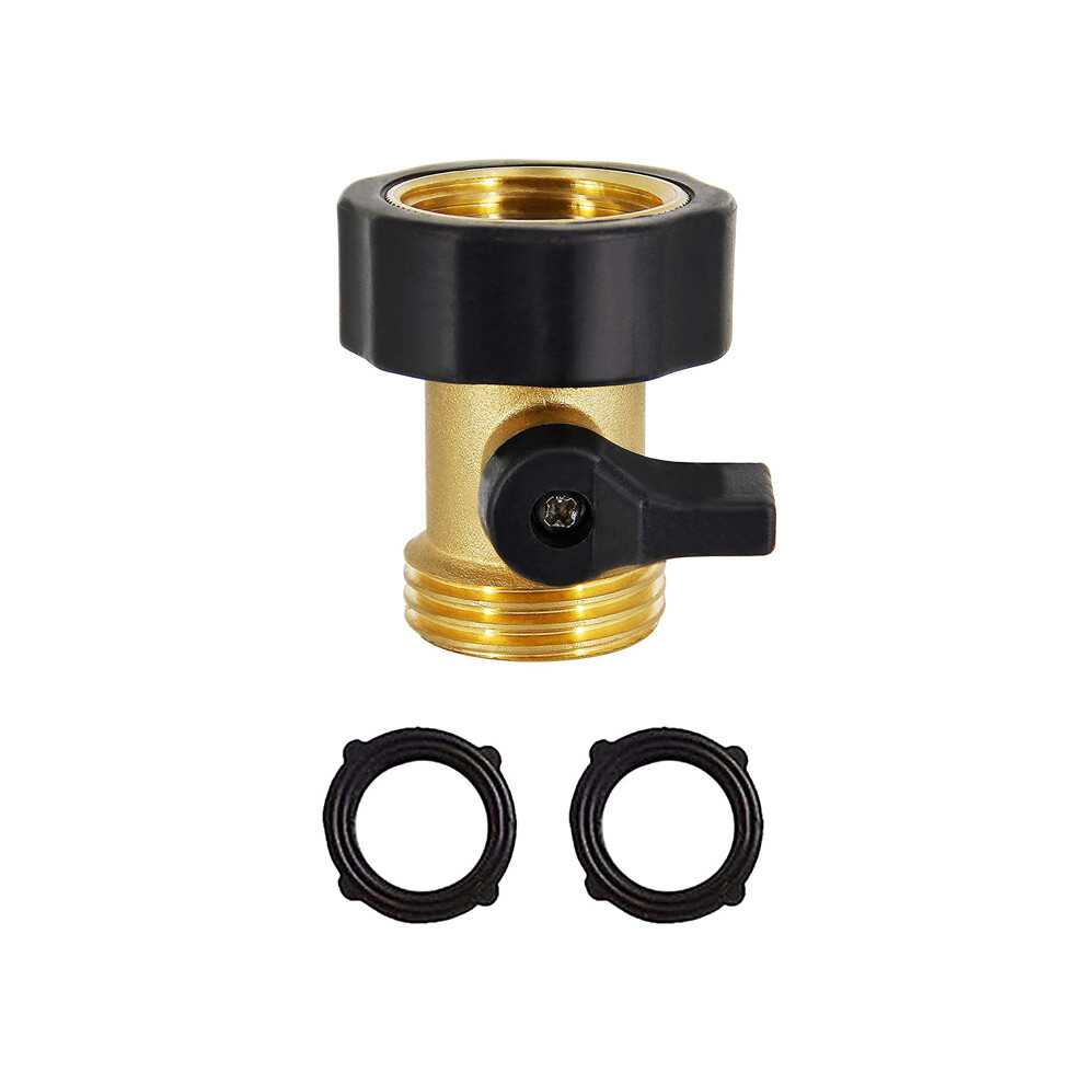 Heavy Duty Brass Garden Hose Shut Off Valve, Solid Brass For Durable Outdoor Use, Ergonomic Brass Handle Ensures Comfortable Operation 9012352834548